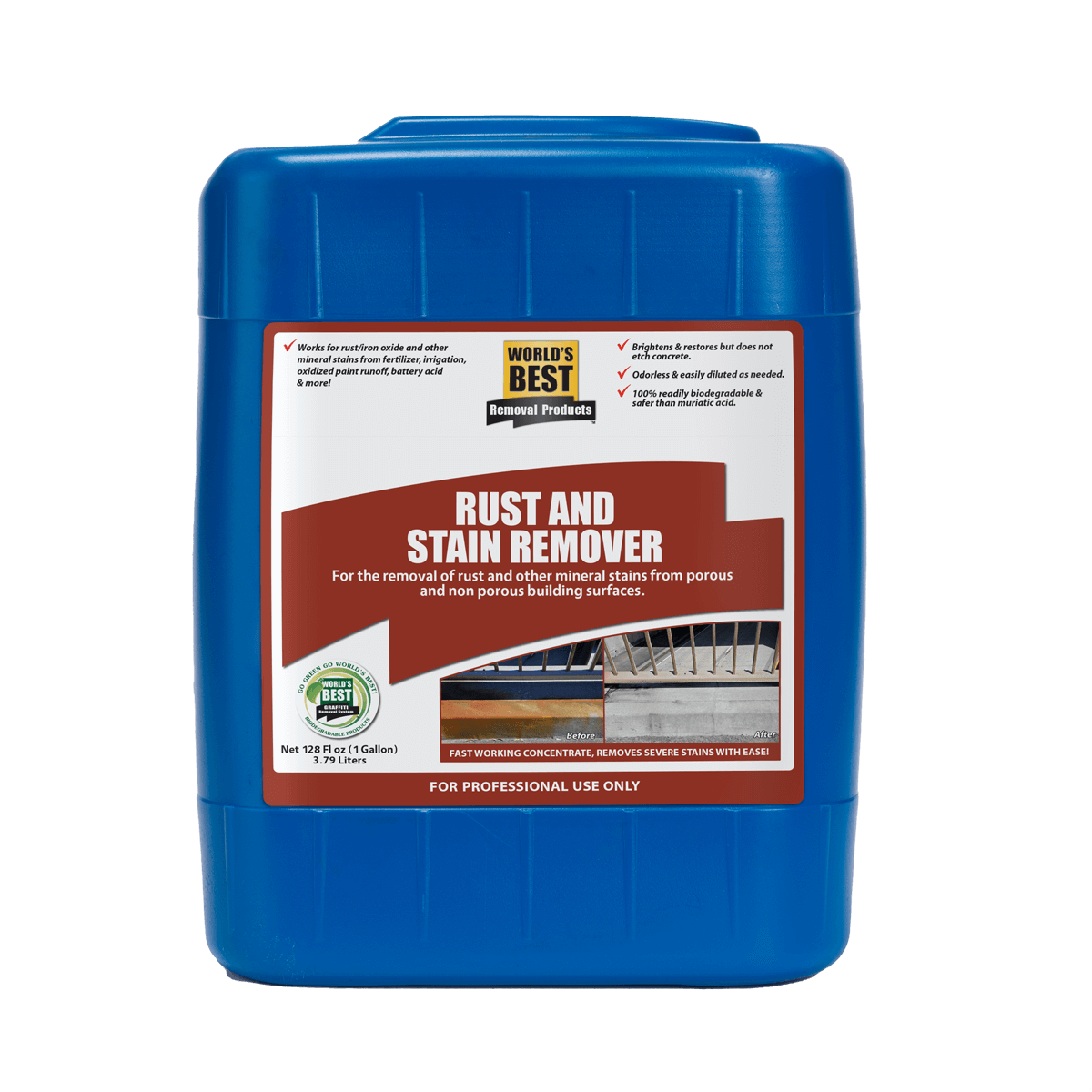 World's Best Rust & Stain Remover – World's Best Graffiti Removal Products