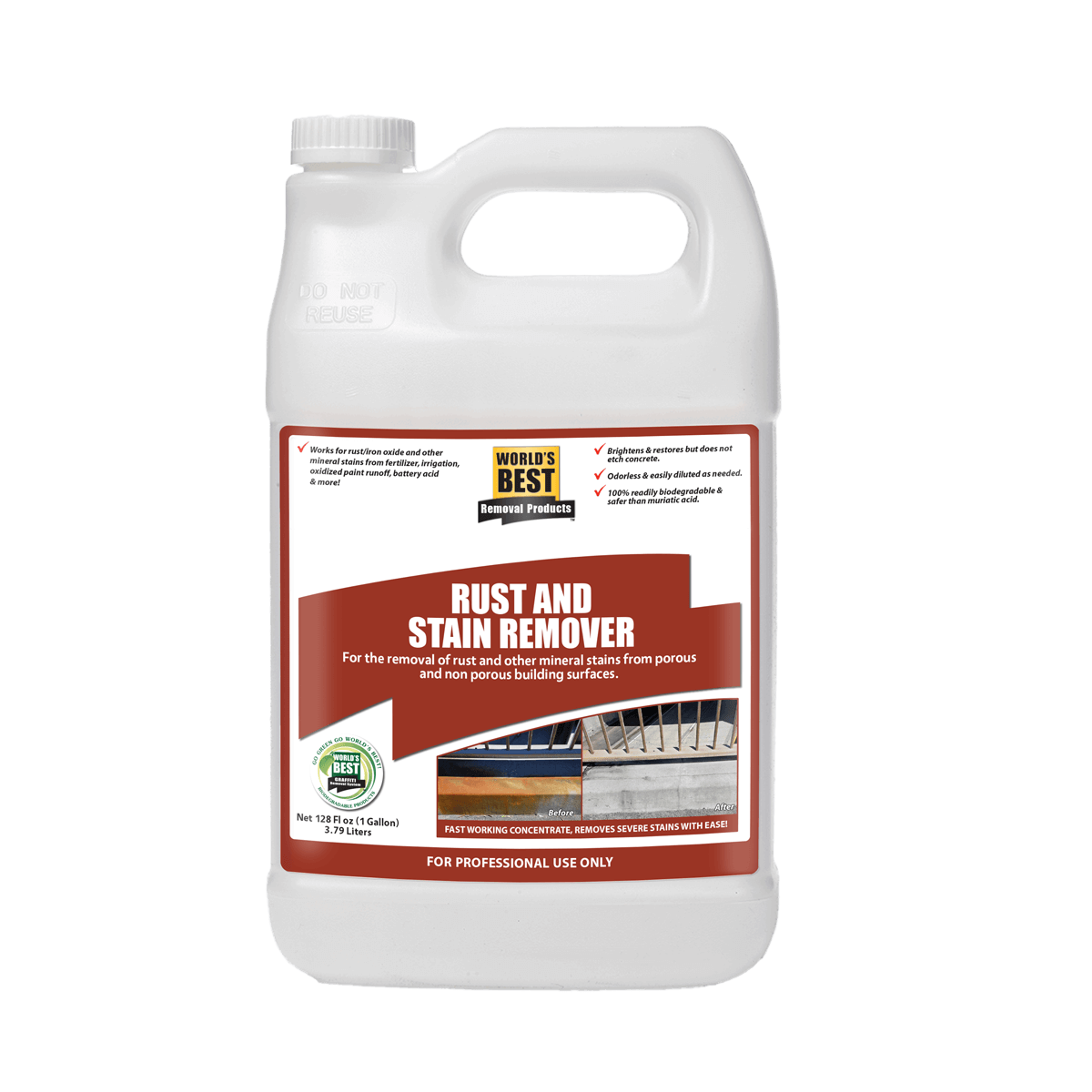 World's Best Rust & Stain Remover – World's Best Graffiti Removal Products