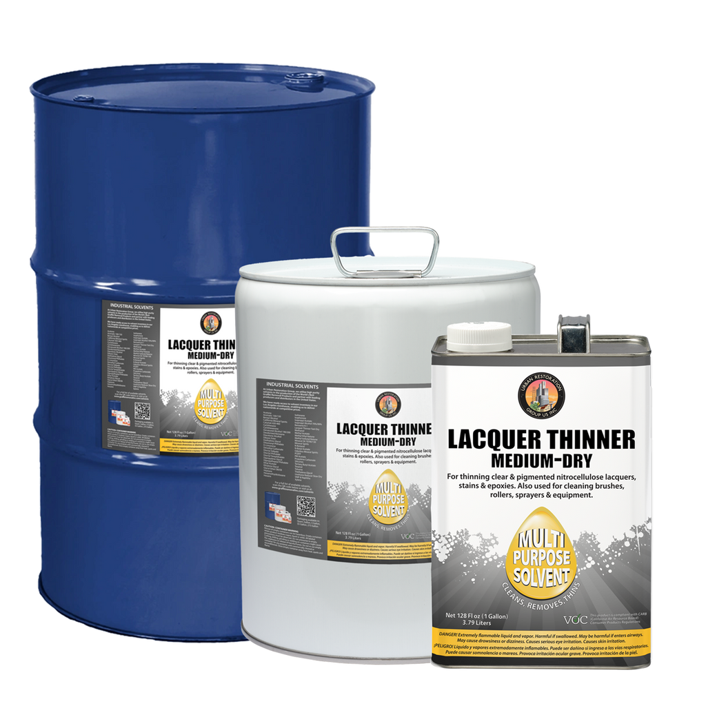 Lacquer Thinner Medium Dry Range of Sizes