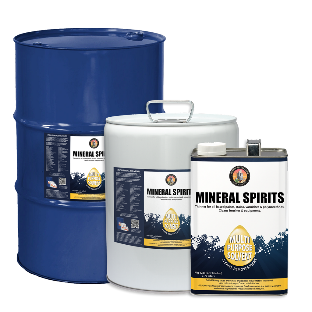 Mineral Spirits Product Range of Sizes