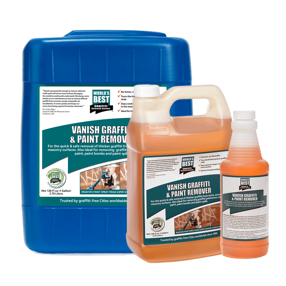 Graffiti remover Banish to remove graffiti and other stains